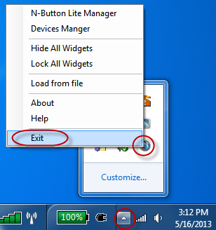 N-Button Lite Exit